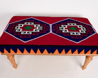 Mudroom Bench, Footstool Bench, Coffee Bench, Piano Bench, Porch Bench,Bohemian Bench, Home Decor Bench, Handmade Bench, Bench For Bedroom
