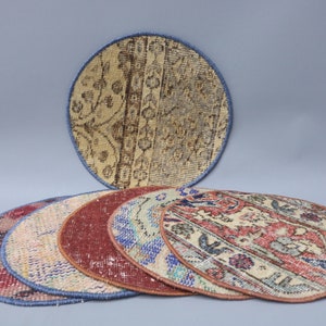 Mesa, Regalo para ella, Alfombra Supla, Plato rojo, Mantel individual de alfombra, Almohadilla hecha a mano, Posavasos al por mayor, Regalo de inauguración de la casa, Plato.