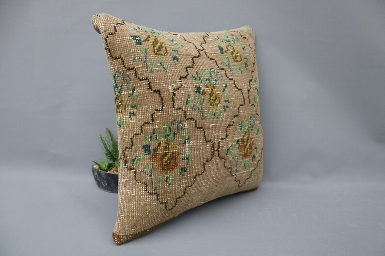 Striped Pillow Throw Pillow Home Decor Pillow 20x20 Green Case Organic Pillow Ethnic Cushion Best Cover Turkish Pillow 6747