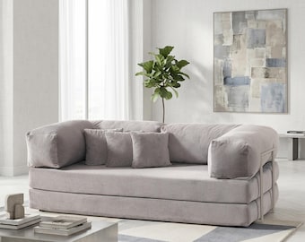 Sofá de lujo de pana gris, sofá lounge suave, comodidad de asiento profundo para salas de estar elegantes, sofá modular de terciopelo,