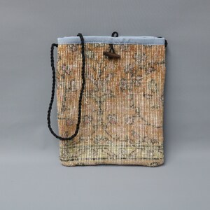 Bolso Kilim, Bolso Alfombra, Bolsos Para Mujer, Bolso Weekender, Regalo Personalizado, 12x14, Bolso Vintage Hecho A Mano, Regalo Para Ella, Bolso Kilim Vintage,