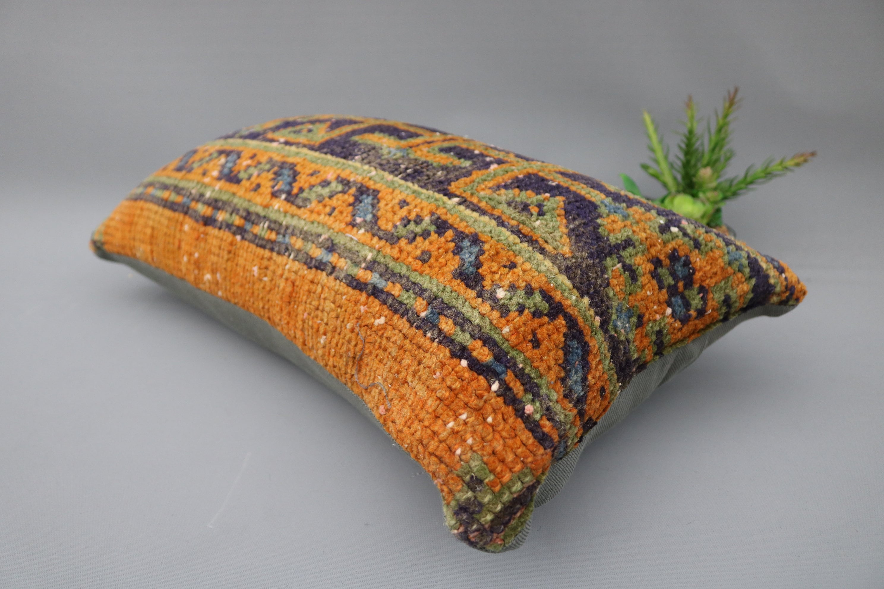 Throw Pillow Embroidered Pillow Rug Pillow 12x20 Pillow Etsy UK