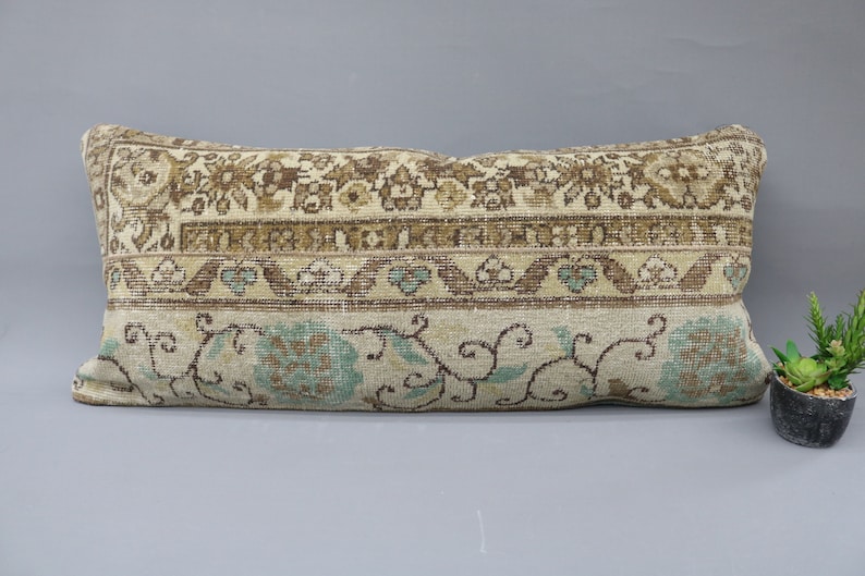 Living Room Pillow Green Pillow Rug Pillow Turkish 1600 Big Size Pillow Soft Pillow,Anatolian Pillow Yoga Pillow 16x36 Cushion Cover
