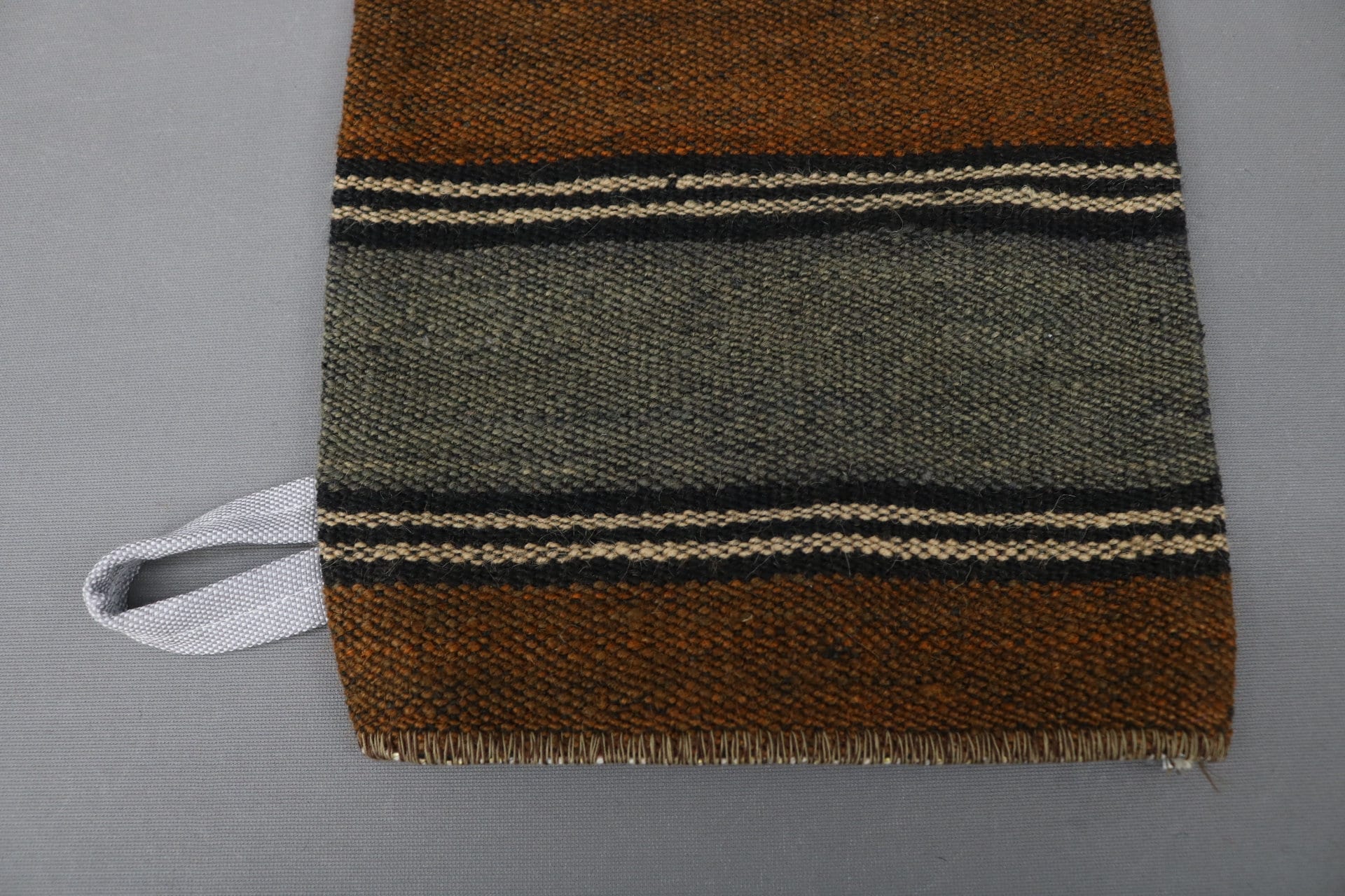 Rustic Christmas Stocking Brown Stocking Kilim Stocking Etsy