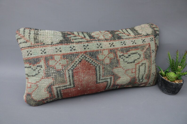 Green Pillow Rug Pillow Cushion Cover Neck Pillow Turkish Natural Pillow Throw Pillow 5892 Wholesale Pillow 12x24 Decorative Pillow