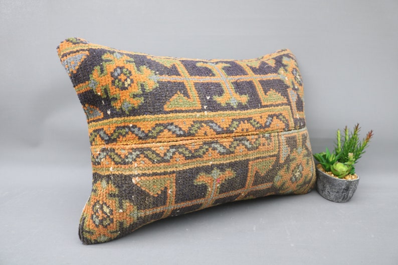 Throw Pillow,Turkish Pillow,Cushion Cover,Pillow,16x24 inch,40x60 cm,Kilim Ottoman 3227 Pillow Case,Lumbar Pillow Vintage Rug Pillow Cover