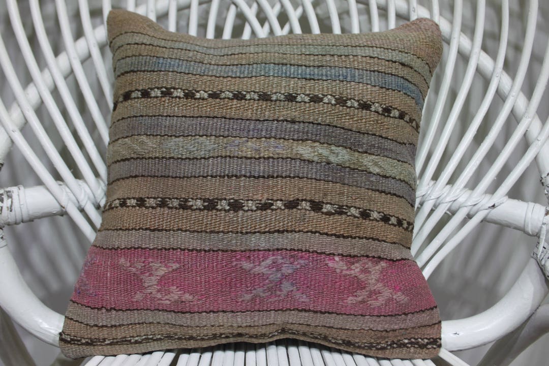 Personalized Gift Kilim Pillow Cover Antique Pillows 12x12 Etsy UK