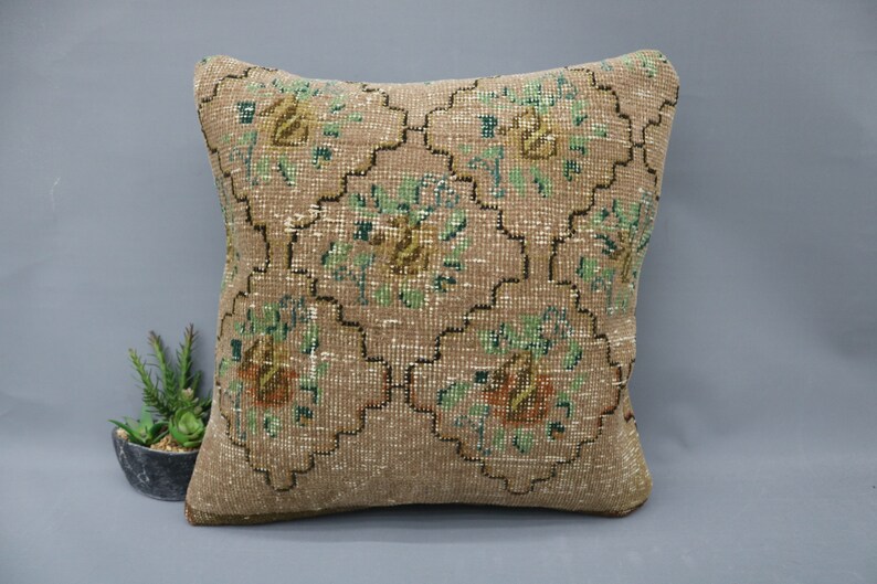 Striped Pillow Throw Pillow Home Decor Pillow 20x20 Green Case Organic Pillow Ethnic Cushion Best Cover Turkish Pillow 6747