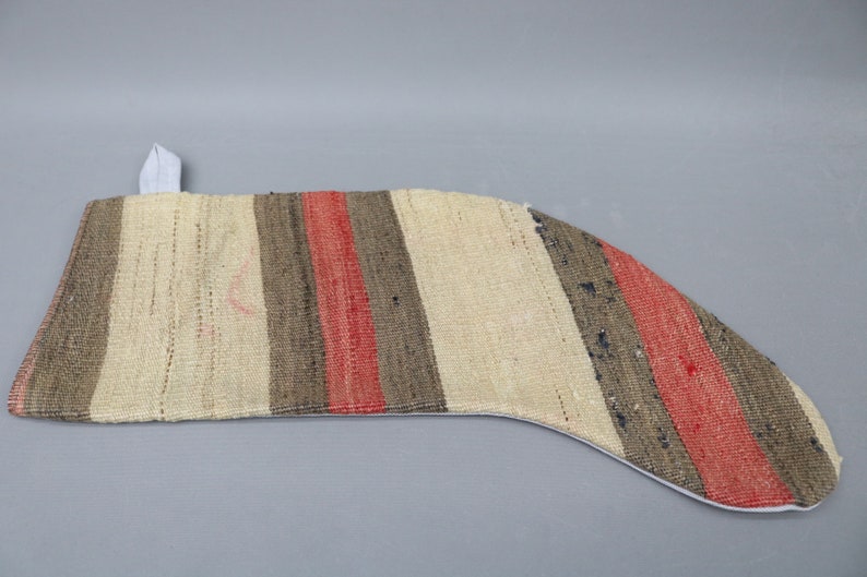Vintage Christmas Stocking Gift Stocking Monogrammed Stocking Xmas Stocking Striped Stocking Decor Kilim Stocking Christmas Decor 1620