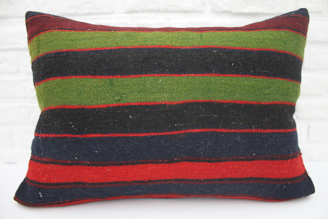 Designer Pillows, Kilim Pillow Covers, Personalized Pillow, 20x28 Wool