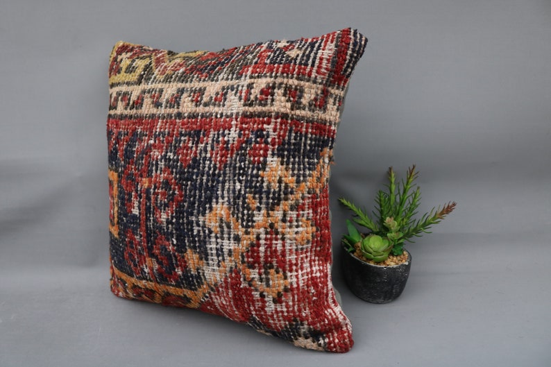 Black Pillow 8340 Sofa Pillow Rug Pillow Best Pillow Embroidered Pillow Kilim Ottoman Throw Pillow 16x16 Cover Case Sofa Pillow
