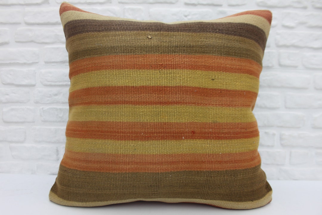 Personalized Gift, Kilim Pillow Cases, Throw Pillow Cover, 28x28 Red