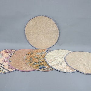 Rug Supla, Dining Accessory, Table, Beige Underplate, 12&quot;X12&quot; Rug Underplate, Wholesale Supla, Natural Placemat, Service Pad, Round Pad, 33