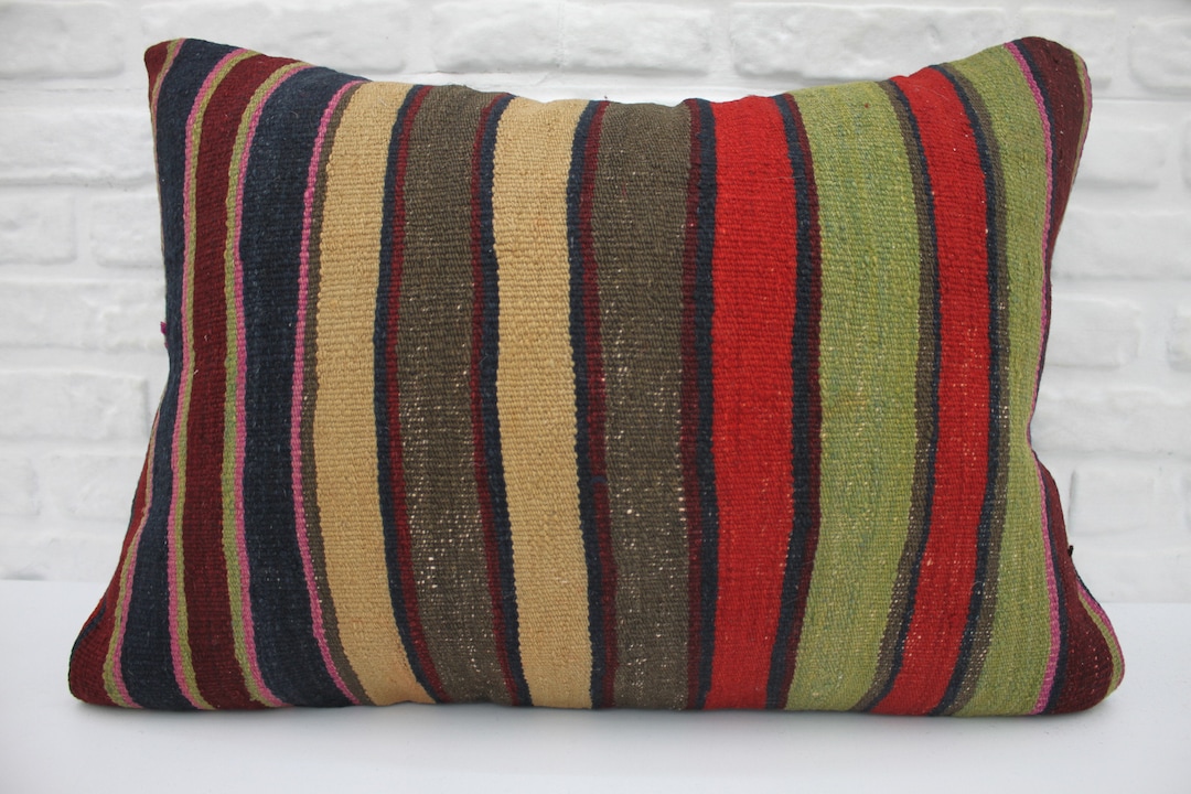 Pillow Covers, Personalized Gift, Kilim Pillow Cover, 20x28 Garden