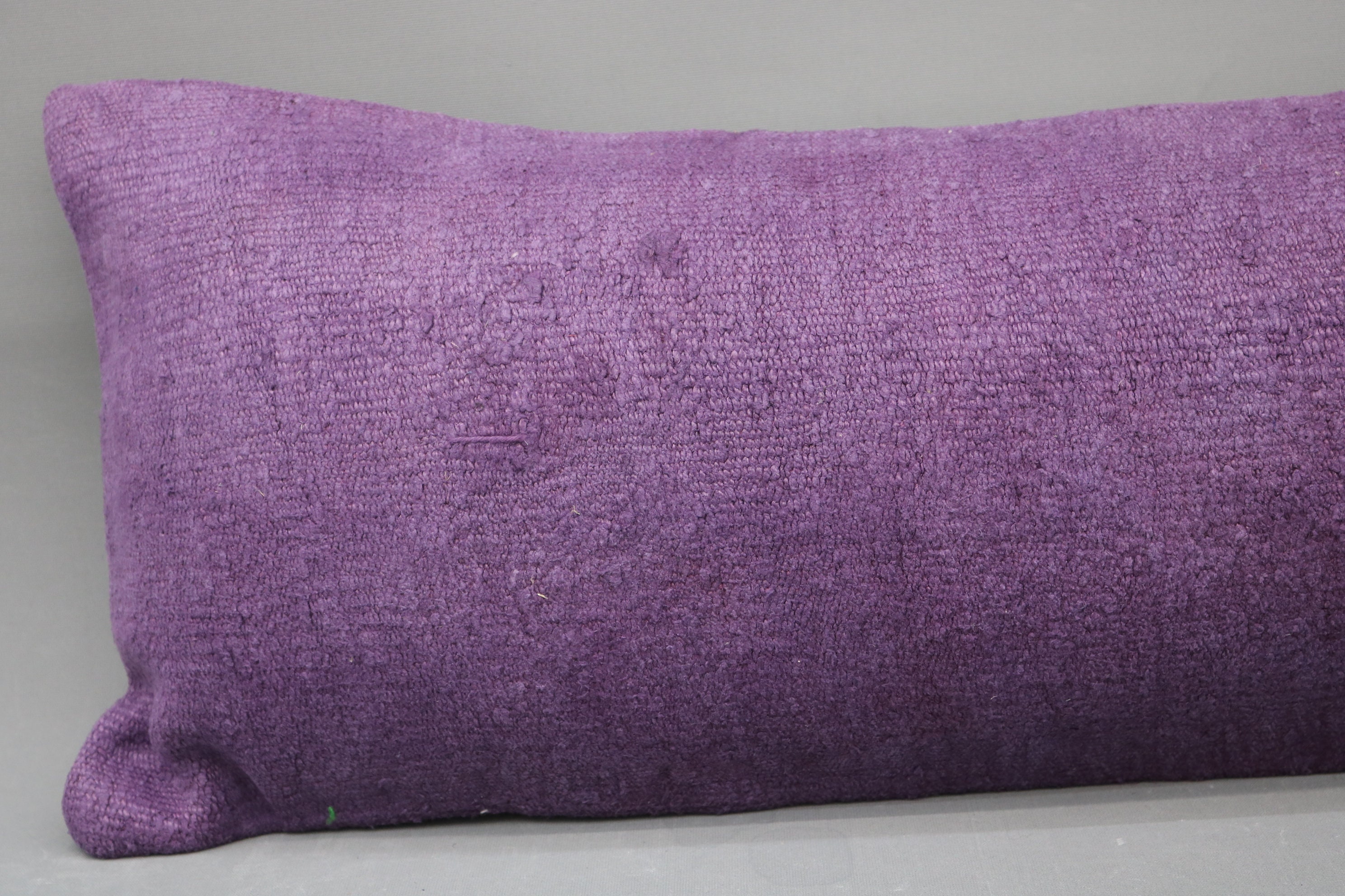 Purple Long Lumbar Pillow Kilim Pillow12x48 Pillow Cover Etsy