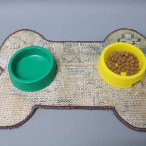 Custom Pad Mat, Dog Mat, Rug Pet Mat, Beige Mat, Rug Mat, Hand Crafted Pad, Handmade Pad, Decorative Pad, Pet Lover Gift Mat,