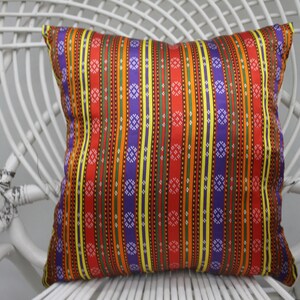 Oreillers anciens, taies d&#39;oreiller kilim, oreillers kilim, cadeau copain 16 x 16 housses de coussin, coussin double face, coussin rayé, 12