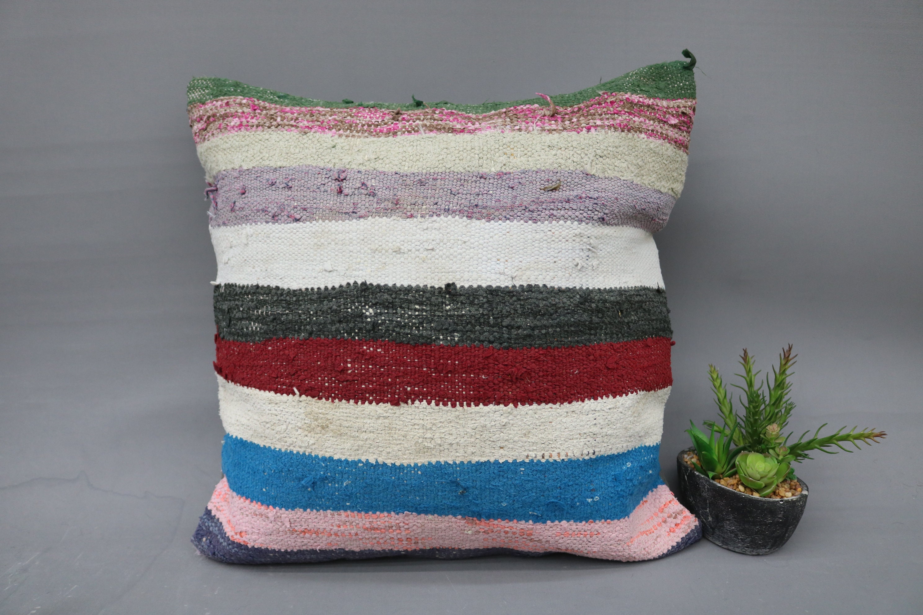 striped throw pillow home decor pillow rustic kilim pillow bedroom decor pillow nomadic pillow 20x20 pillow cover code 4719 striped throw pillow home decor pillow rustic kilim pillow bedroom decor pillow nomadic pillow 20x20 pillow cover code 4719
