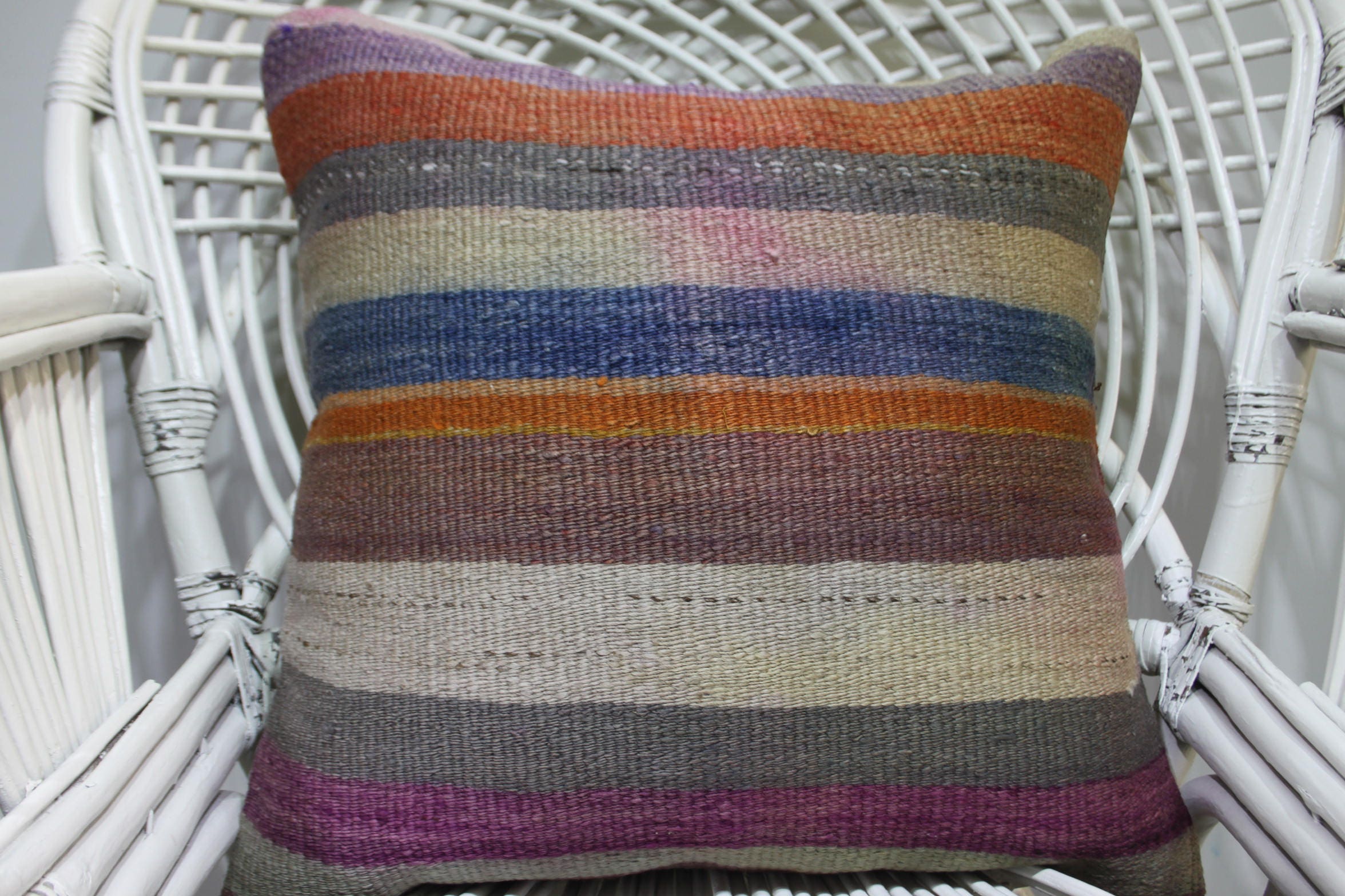 Hand woven pillow 20x20 designer fabric pillow boho cushion 20 Etsy