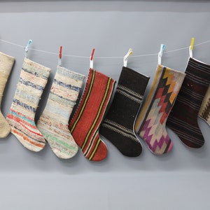 Santa Claus Gifts, Ornament Stockings, Luxury Unique Stocking, Family Set Christmas Stockings, Personalized Stocking, Christmas Decoration,