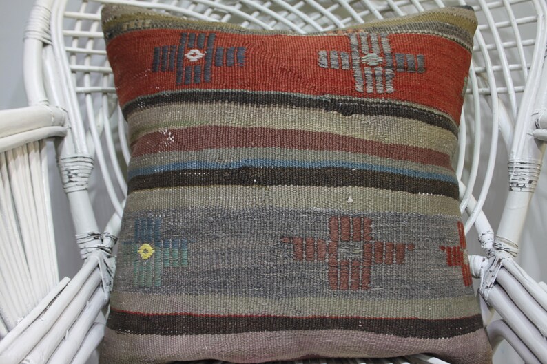 Hand Woven Pillow Throw Pillow Cream 20x20 Organic Body Pillow Etsy