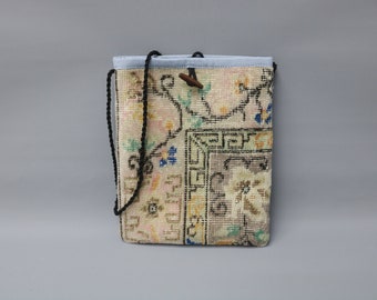 Kilim Bag, Handmade Vintage Bag, Gift For Her, Vintage Kilim Bag, Carpet Bag, 12x14, Decorative Bag, Bags and Purses, Crossbody Bag,