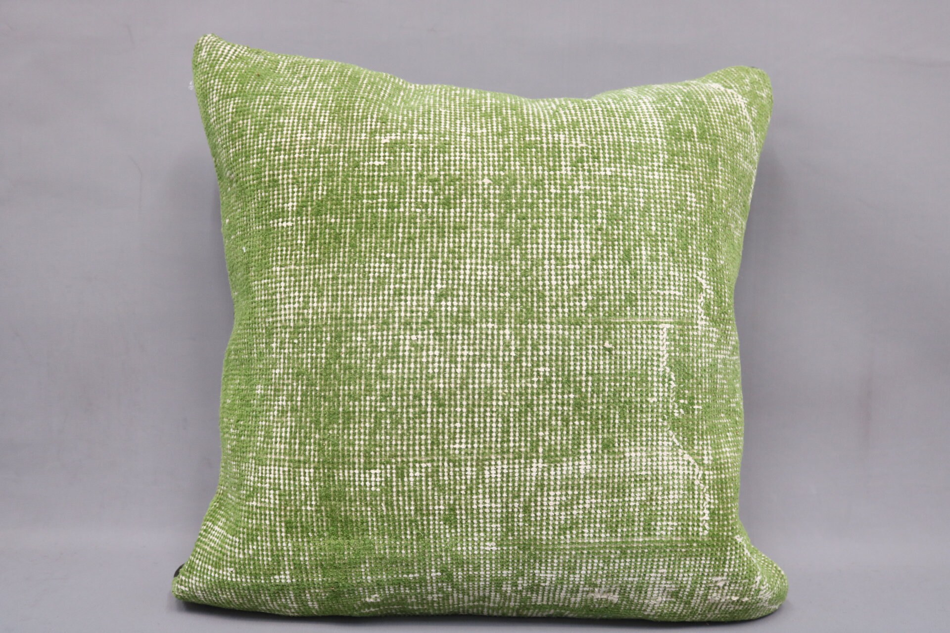 Turkish Pillow Home Decor Pillow 22x22 Green Cover 469 Handwoven Cover Pillow Cover Farmhouse Case Rug Pillow Kilim Pillow