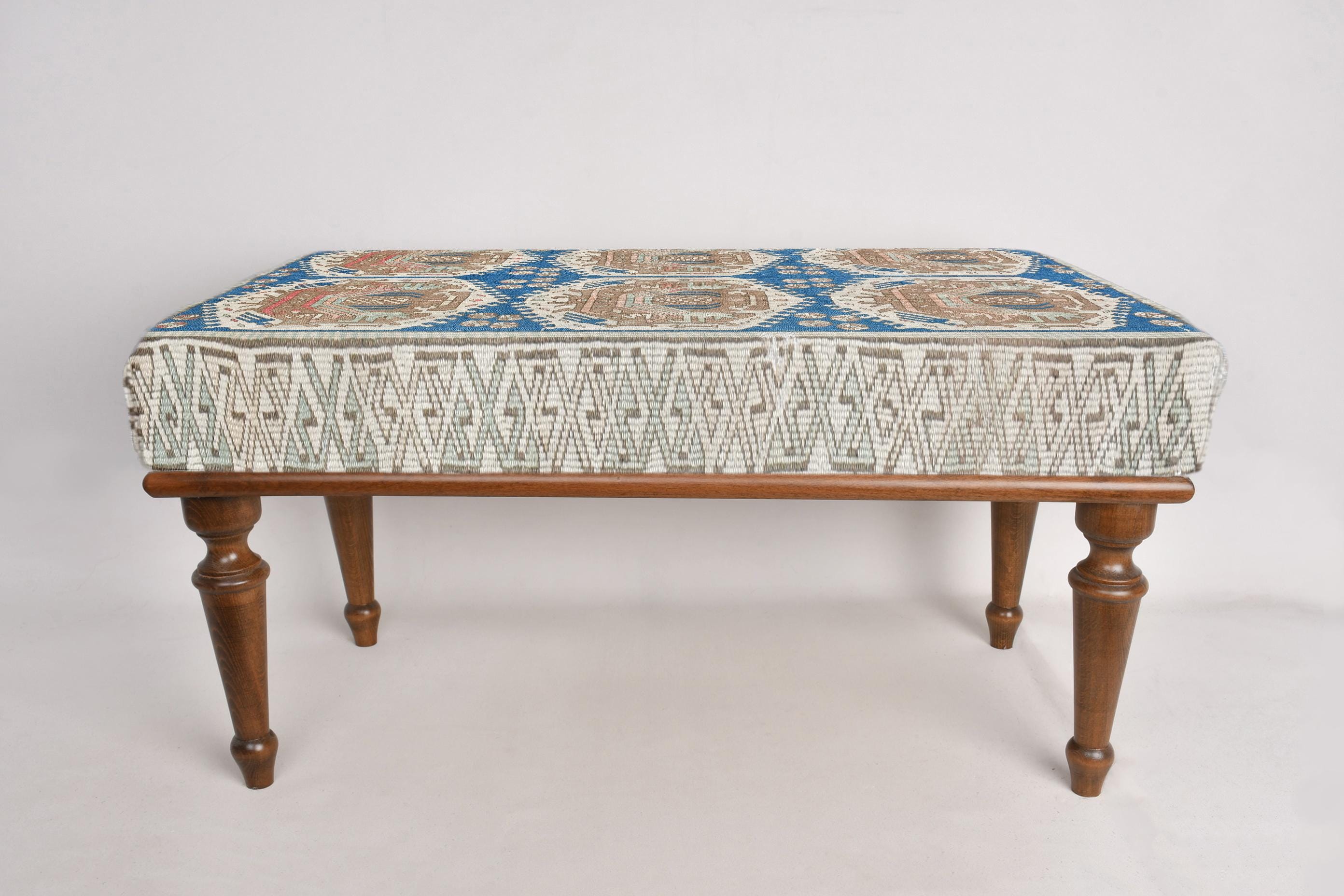 Aztec Bench, Bench for Bedroom,ottoman Bench, Upholstered Bench ...