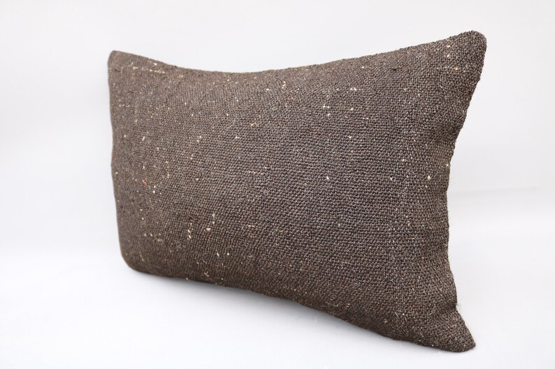 Cushion Case 2671 40x60 cm,Throw Pillow,Turkish Pillow,Pillow,Decorative Pillow,16x24 Brown Flat Kilim Pillow,Lumbar Pillow