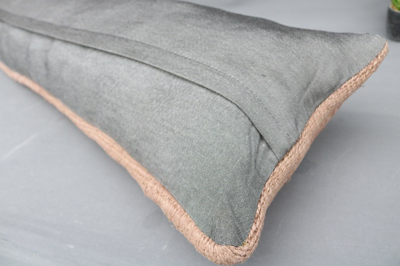 Handwoven Pillow Cover Outdoor Pillow,Cushion Cover,30x120 cm,Throw Pillow Cover 12x48,Kelim Kussen,Woven Pillow,12x48 Bedroom Pillow 372