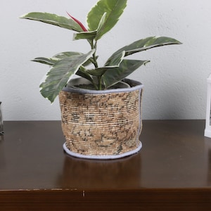 植木鉢カバー、寝室の装飾、バルコニーの装飾、植木鉢ボックス、6x7インチ、オーガナイザーバスケット、手作りバスケット、花瓶、16
