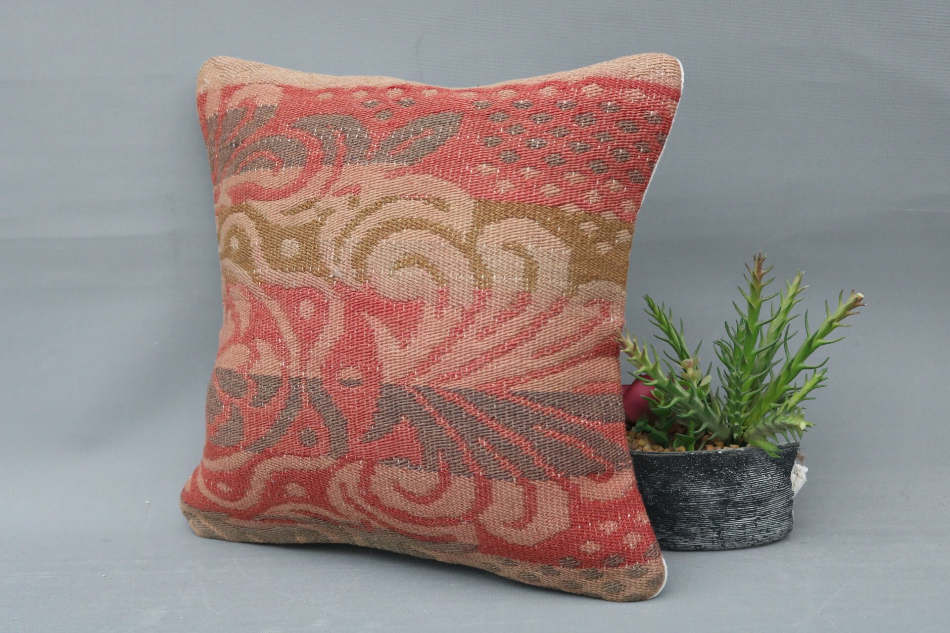 Wohndekor Kissen türkisches Kissen Kissenbezug 12x12 rote | Etsy