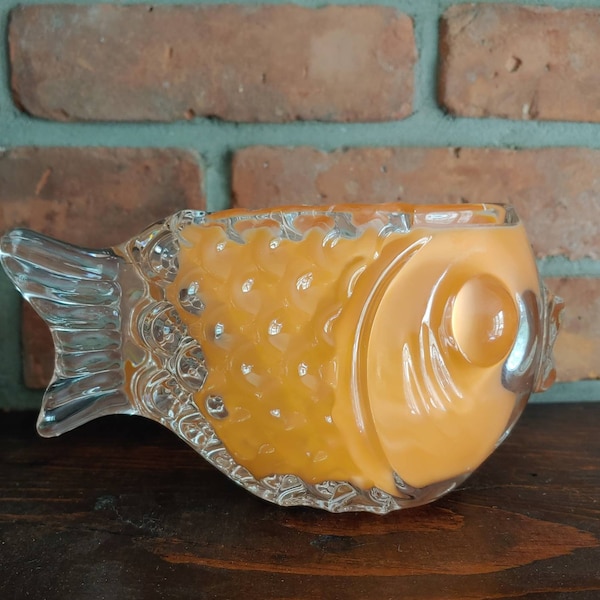 Goldfish Glass Soy Candle- Keep on Swimming- Seaside Decor- Beach House Decor- Beach House Candle- Custom Scent and Color- Citronella