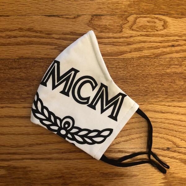 Oversized MCM Logo Face mask