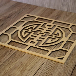Asian style wooden handmade wall decoration panel, room division, wall decor, wall decal, wall art, wall panel, home decor, bedroom decor
