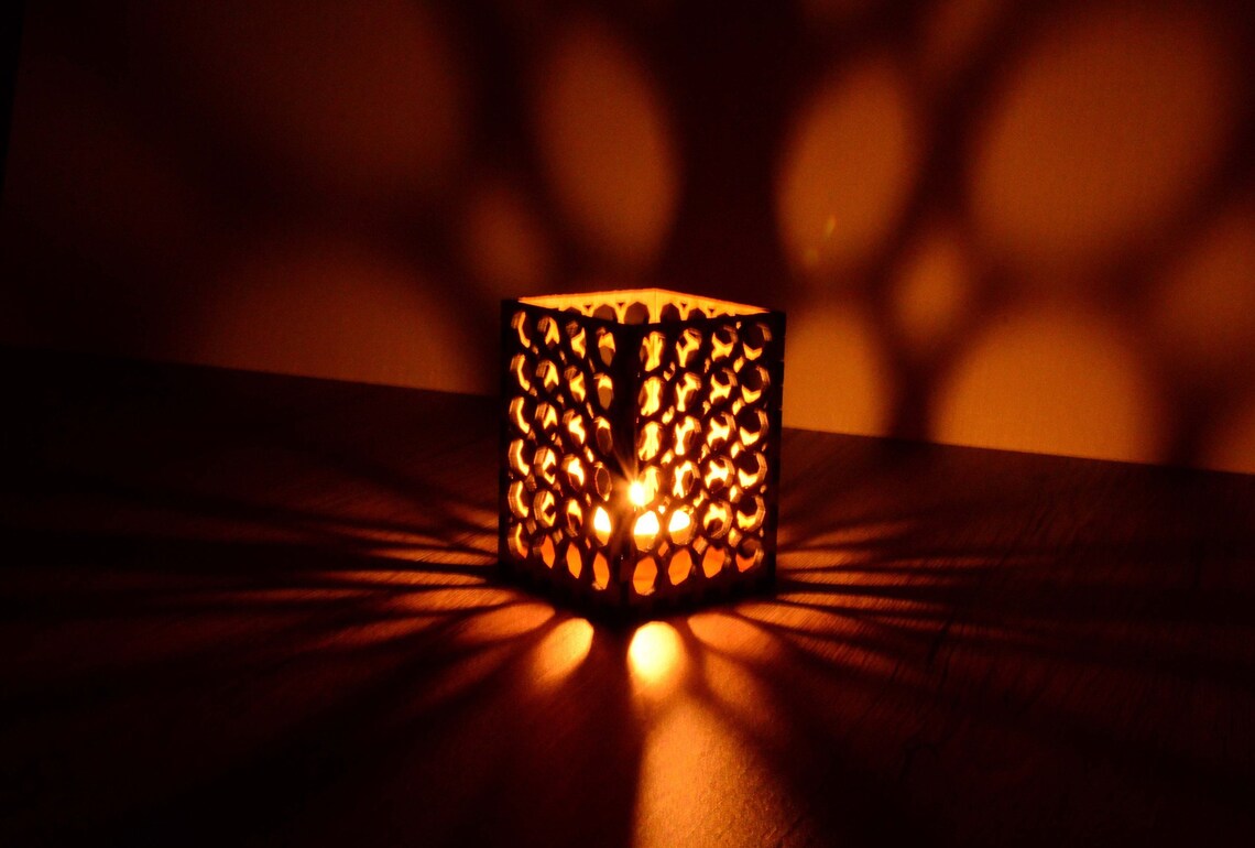 Wood Candle Holder Centerpiece Rustic Candle Holder Vintage Etsy