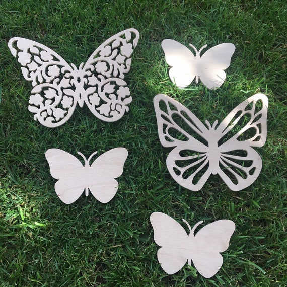 1PCS Pegatinas de pared personalizadas con nombre - Mariposas y