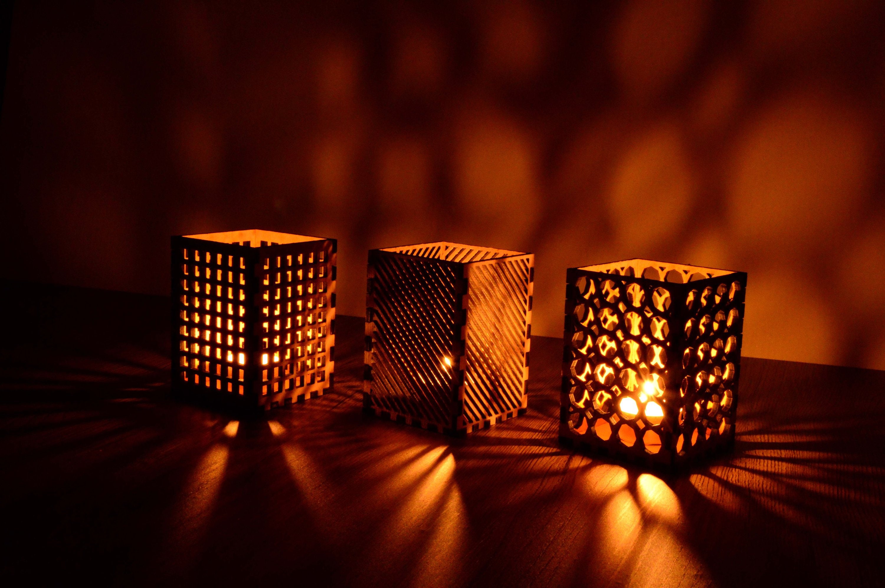 Wood Candle Holder Centerpiece Rustic Candle Holder Vintage Etsy