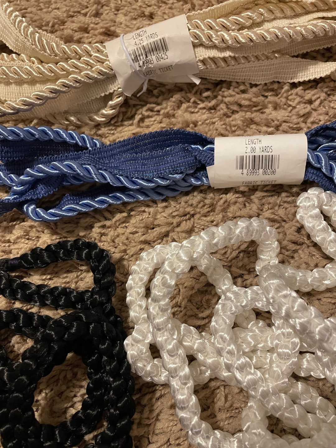 Upholstery Trims Set of 4 Pieces Various Colors Etsy