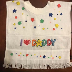 I Love Daddy bib