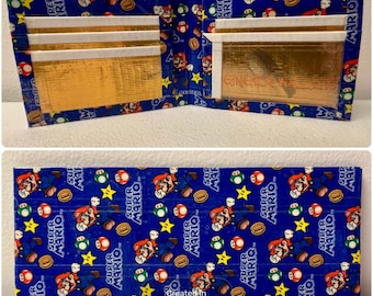 Mario Bros Duct Tape Bifold Wallet