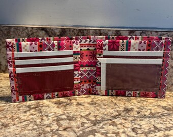 Pink Winter Bifold Wallet
