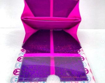 Peace, Love, & Happiness Duct Tape Accordion Wallet