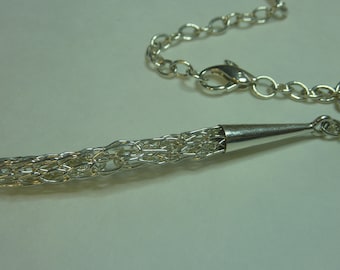 Sterling Silver Viking Weave Necklace - 5mm