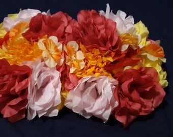Orange Sherbet Floral maternity set