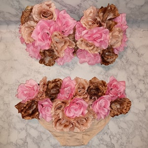Soft pink and Rose gold Maternity set