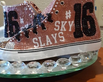 Rose Gold Sneakers | Etsy