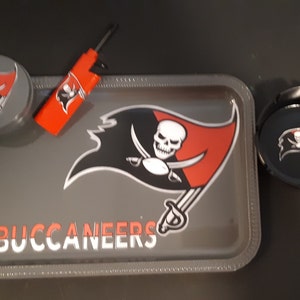 Buccaneers Rolling Tray Set