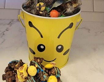 Animal Themed Chocolate Covered Popcorn Pails!!!