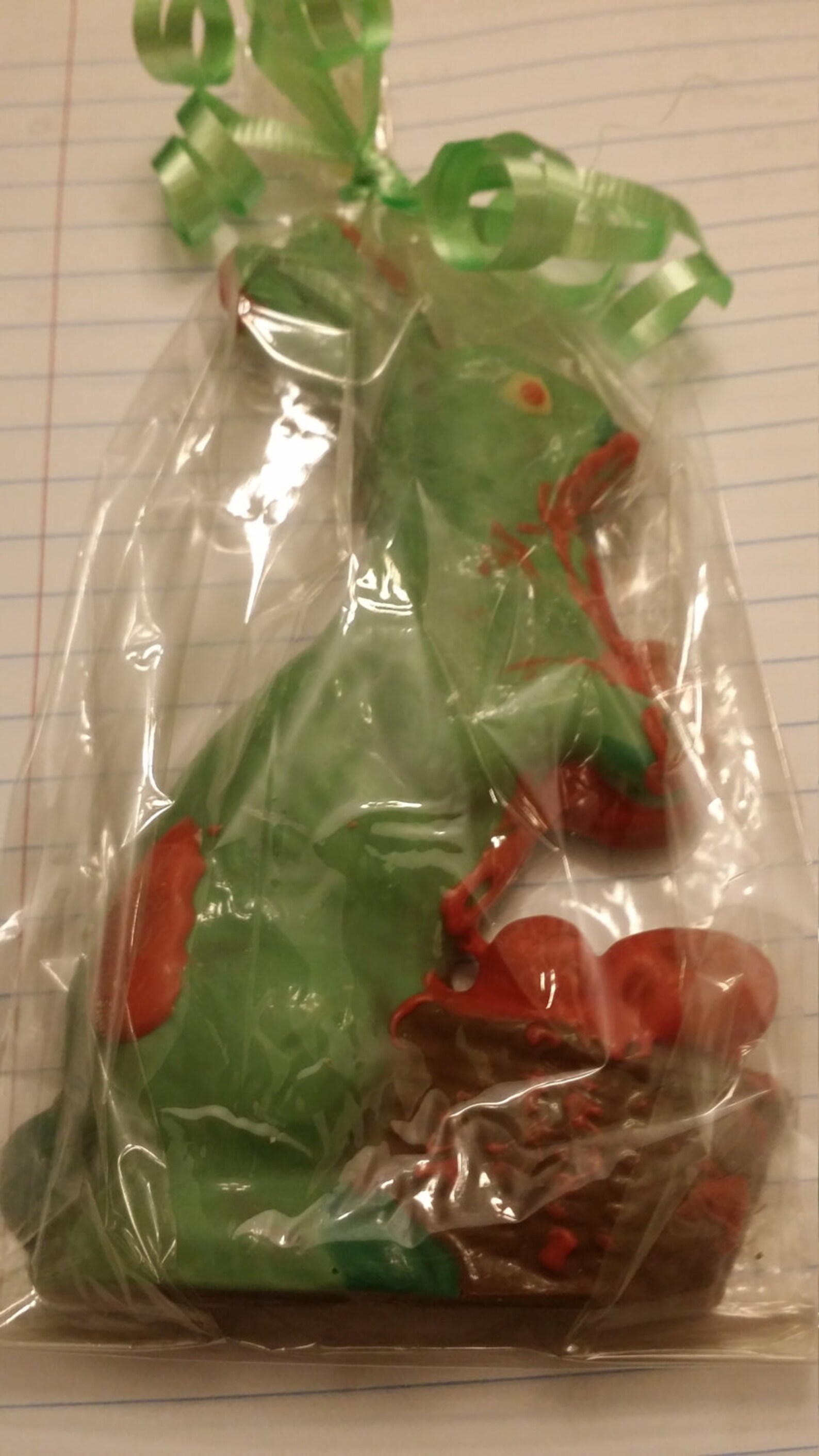 Chocolate Zombie Bunny With Basket Etsy